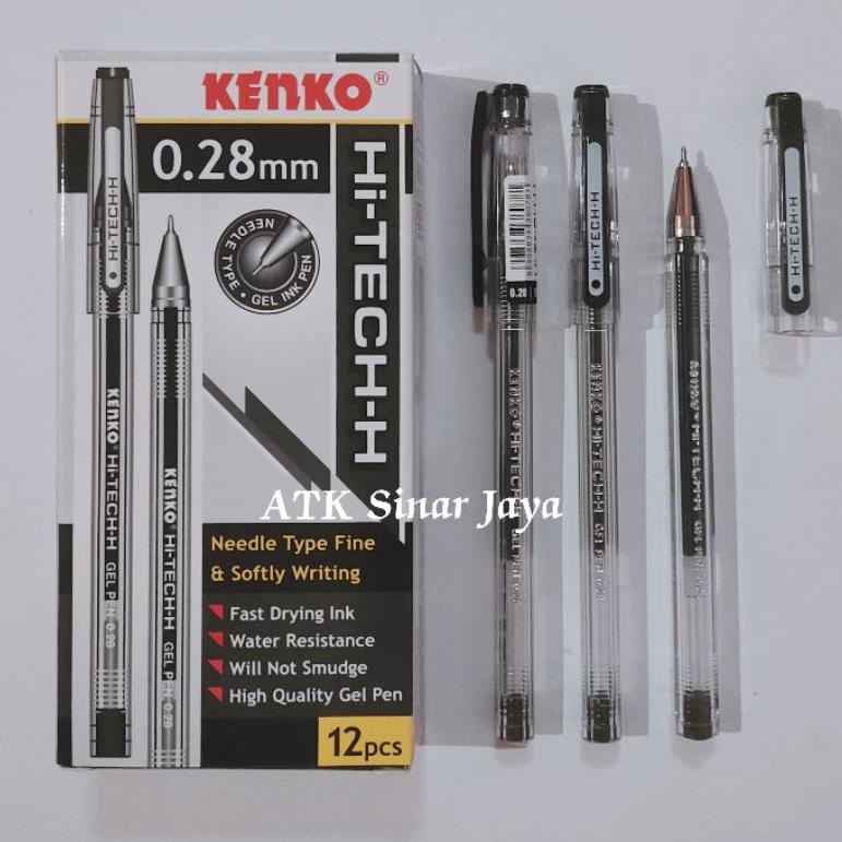 

[A-P1P-♫♪] Pulpen Kenko Hitech - biru hitam 0,28mm_pasti dikirim