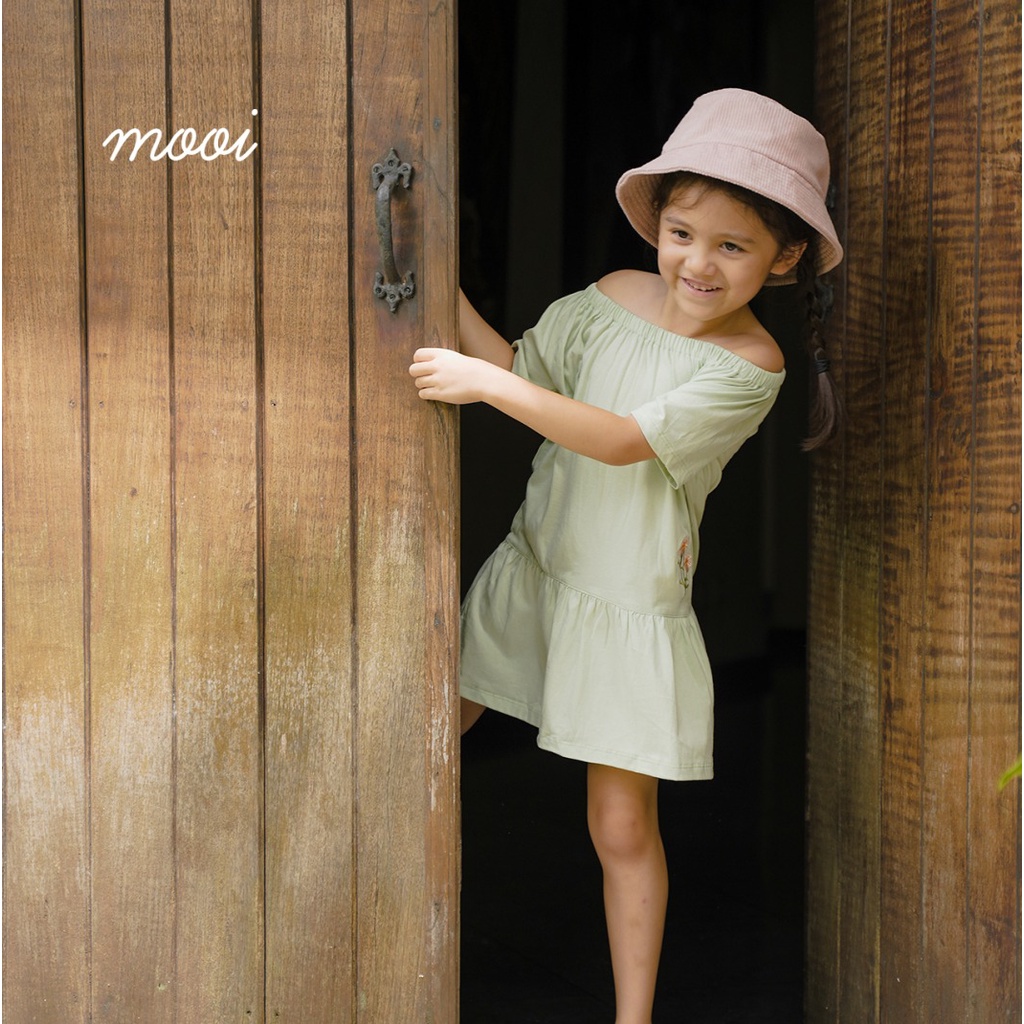 Mooi Dress Anak Perempuan Sabrina Dress Daily Wear Anak CBKS