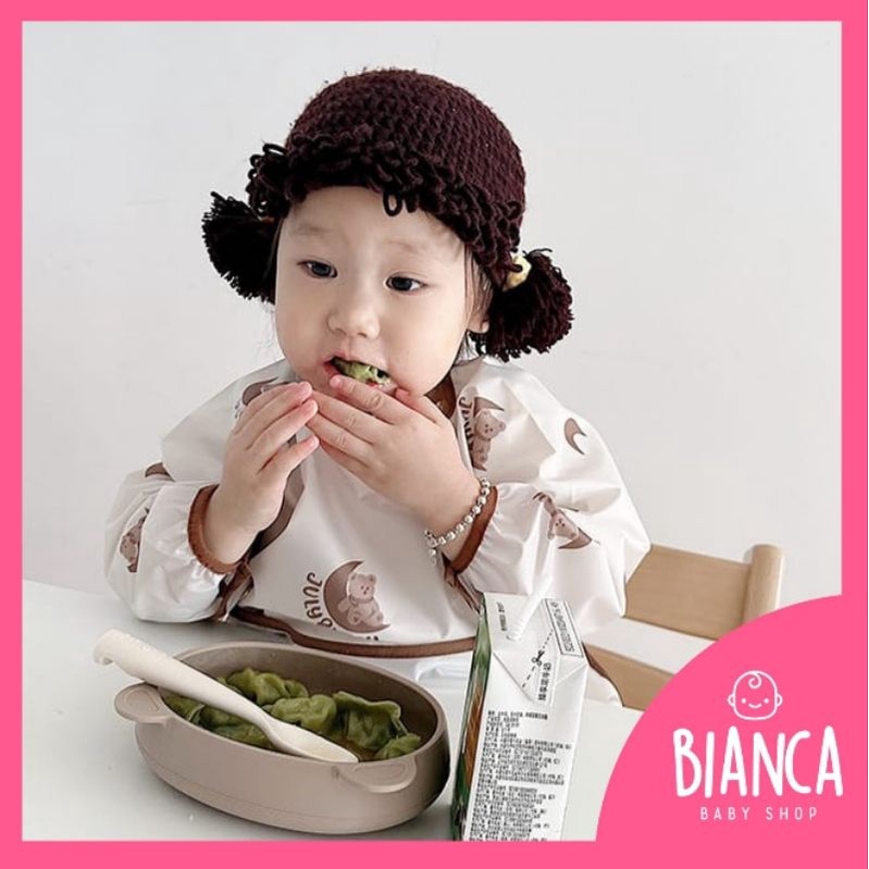 BIANCA - JULY MOLY Bibs Anak Lengan Panjang Premium Korea Bear Series