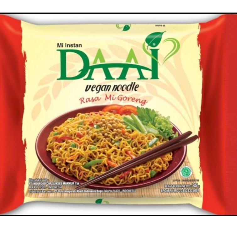 

(U-Q9)♡❥ Mie Vegetarian Daai Goreng / Soto banyak diminati