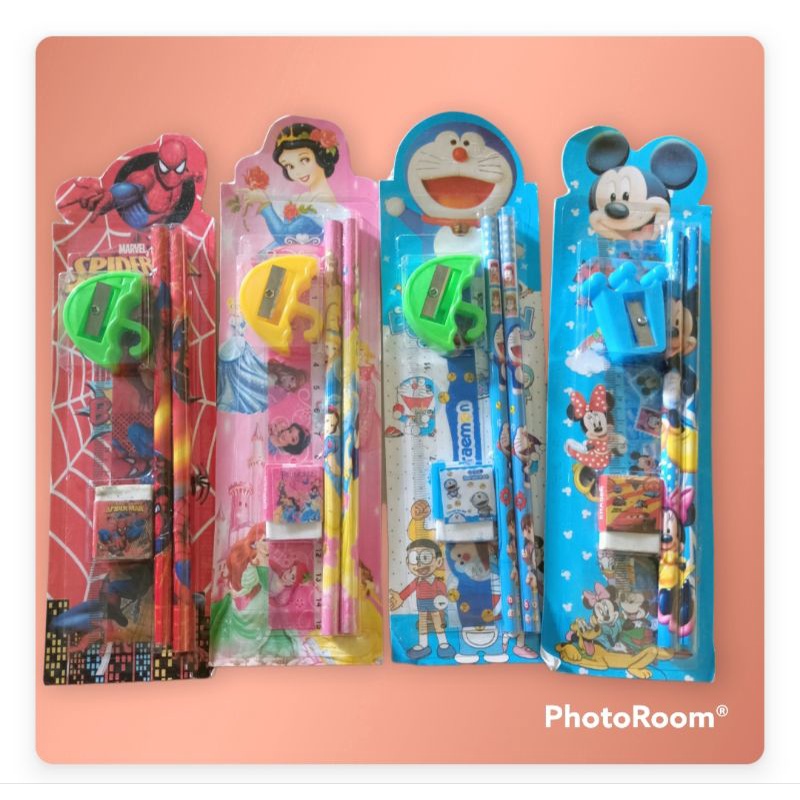 

alat tulis karakter set 5 in 1