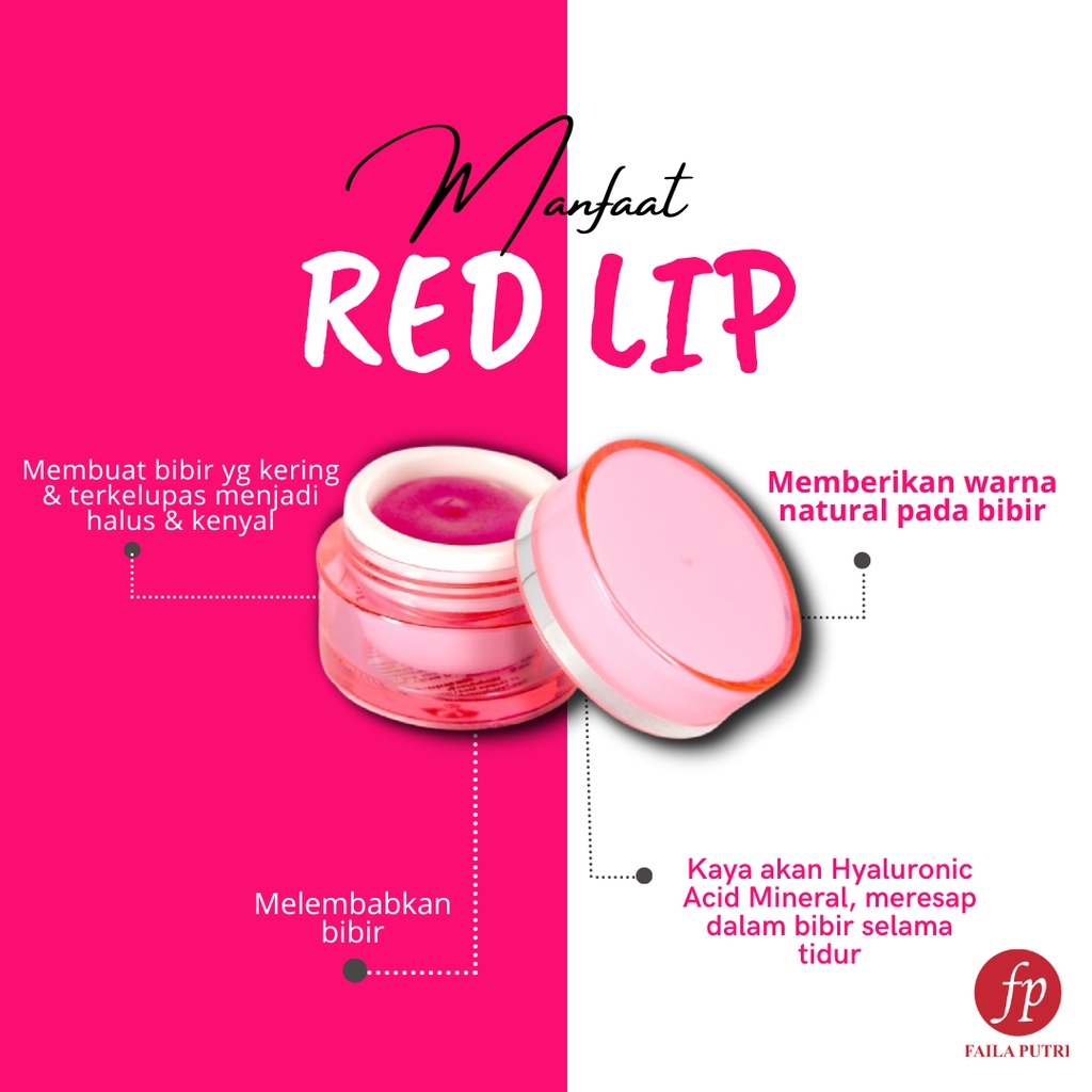 [BEST SELLER]  LIP BALM FAILA PUTRI BPOM pemerah bibir / lips care ORIGINAL