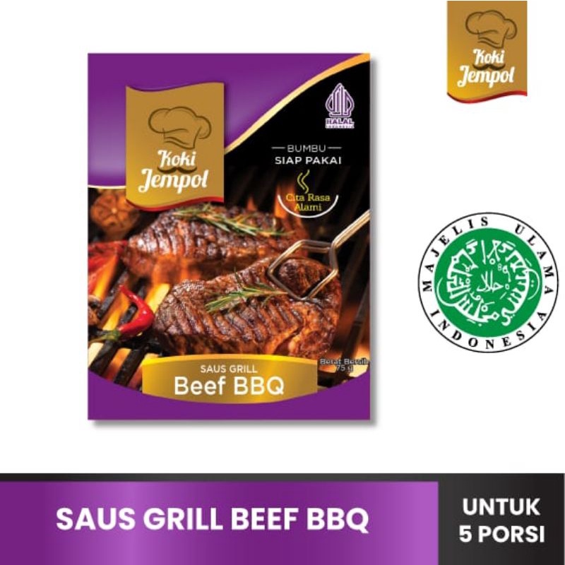 

Koki Jempol Saus Grill Beef Barbeque Marinasi