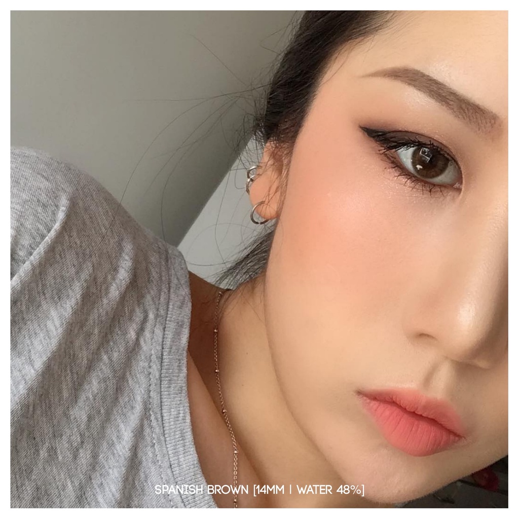 MIKHAYLOVESHOP Softlens Spanish Brown | EOS Princess