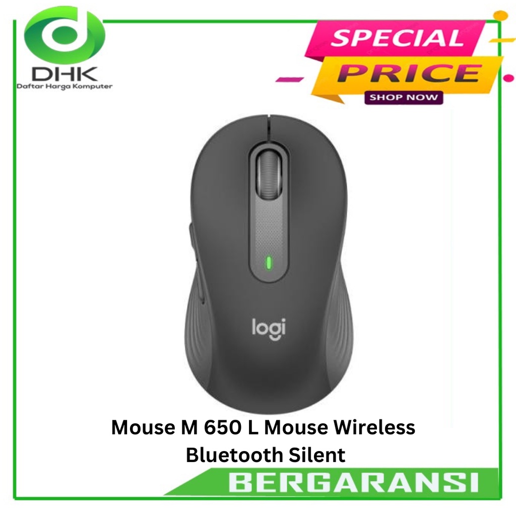 Mouse M 650 L Mouse Wireless Bluetooth Silent