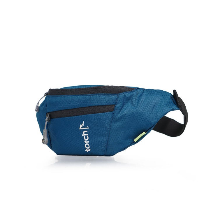 tas selempang Torch Tas Pinggang Selempang Anti Air Ringan - Waist Sling Bag Hamura - Biru(M3D0) tas