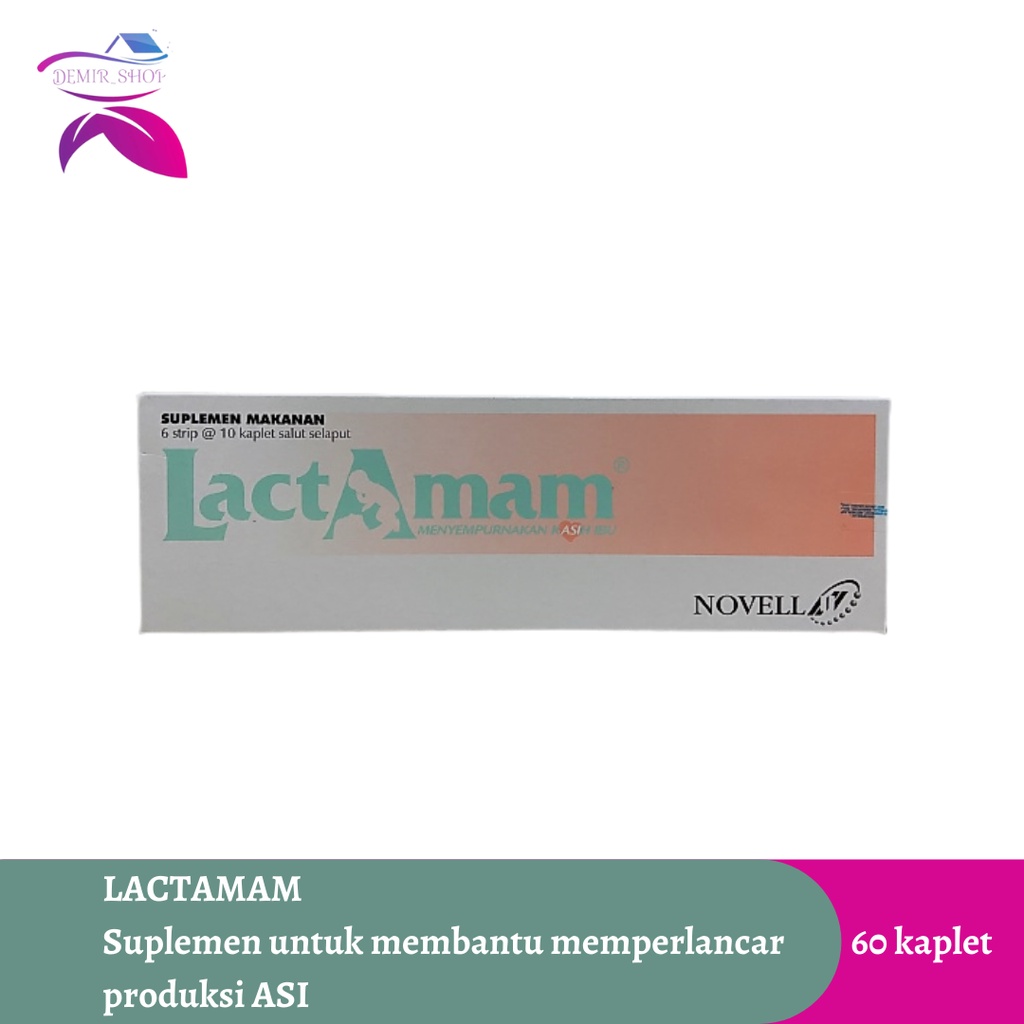 Lactamam Box 60 Kaplet Suplemen Pelancar Asi / Asi Booster