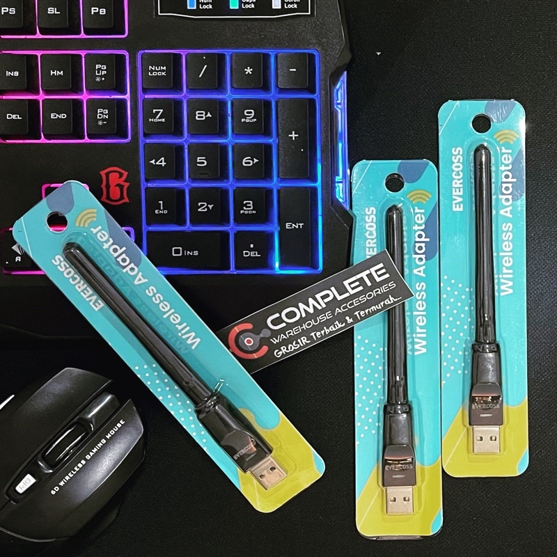 WIFI DONGLE STB EVERCOSS 150Mbps WIFI 802.11n JANGKAUAN 70 meter