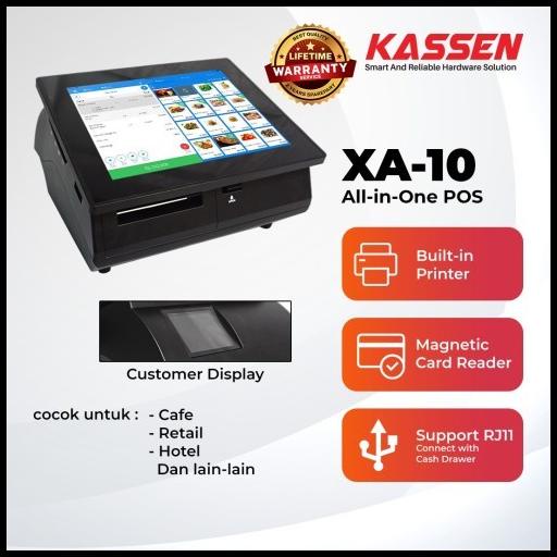 Pos Kasir - Pos Android Xa-10 Kassen Xa10 All In One Android