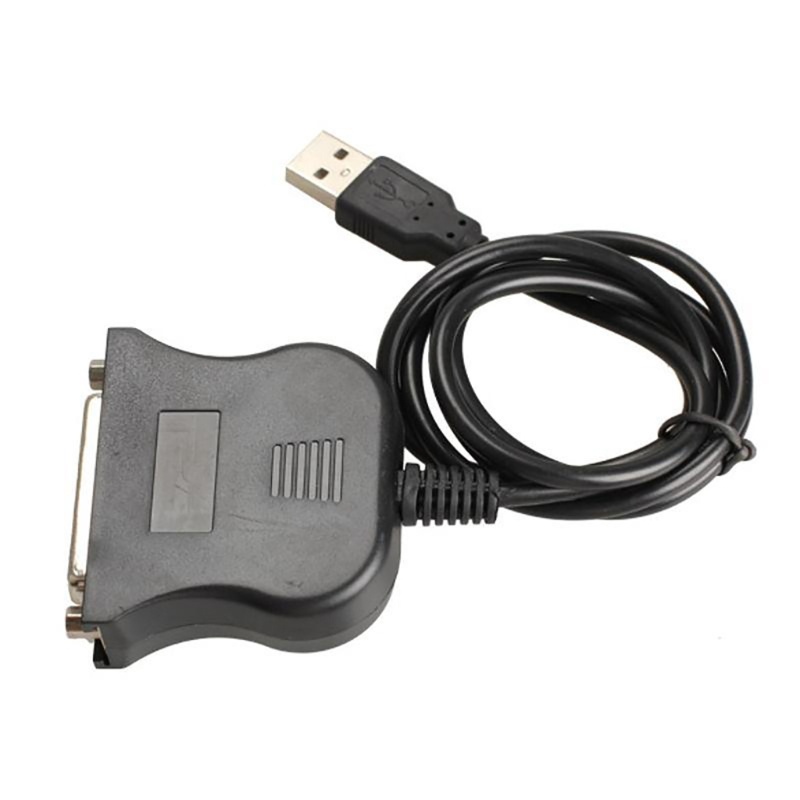 Btsg 80cm USB to DB25 25Pin Paralel Port Printer Converter Kabel USB2.0 Adaptor
