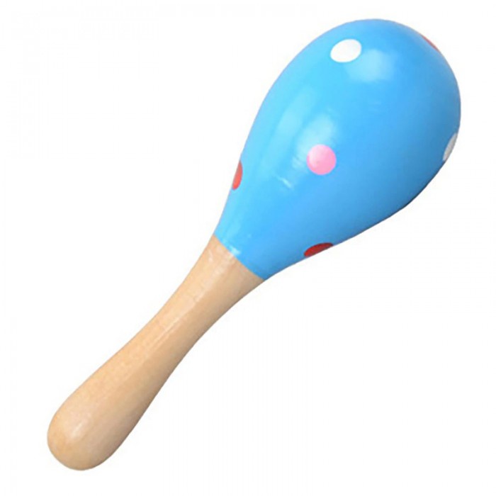 Mainan Musik Bayi Maracas Baby Stik Kerincingan Rattle Marakas Kayu Wooden Toys Rattle Stick