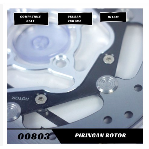 Piringan  dics Cakram Rotor Floating CNC 260mm Model Spinner CNC Vario Scoopy Beat