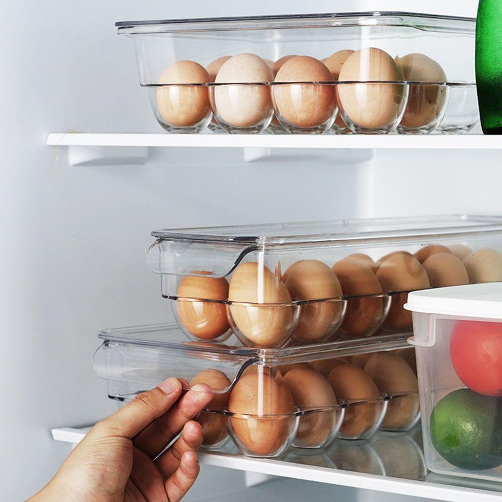 Lily Kotak Penyimpanan Kulkas Tahan Lama Dapur Freshness Egg Storage Box