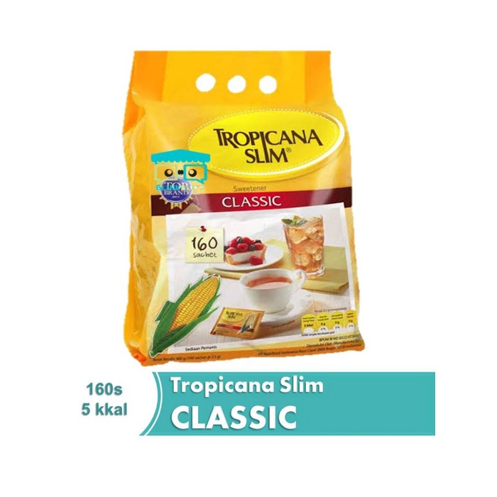 

Gula Tropicana Slim Classic Sweetener 160 Sachet Grosir Diabetes