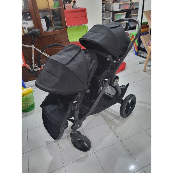 stroller dobel baby jogger city select double stroller preloved second untuk anak kembar from newbor