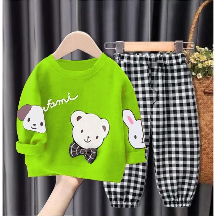 NEW SETELAN ANAK SWEATER 1-5 THN TERBARU PREMIUM //TERBARU