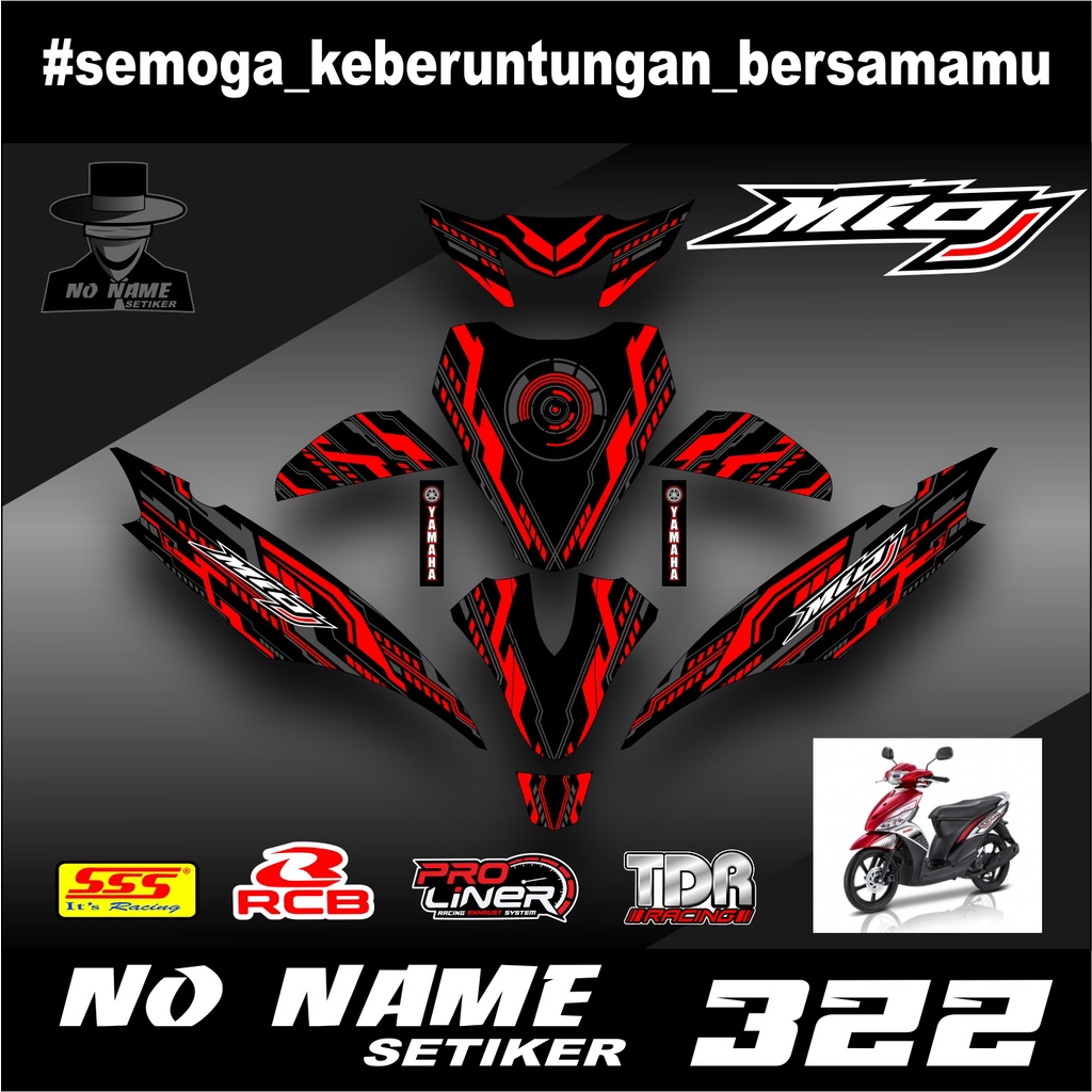 decal stiker mio j full body (322) stiker decal sticker