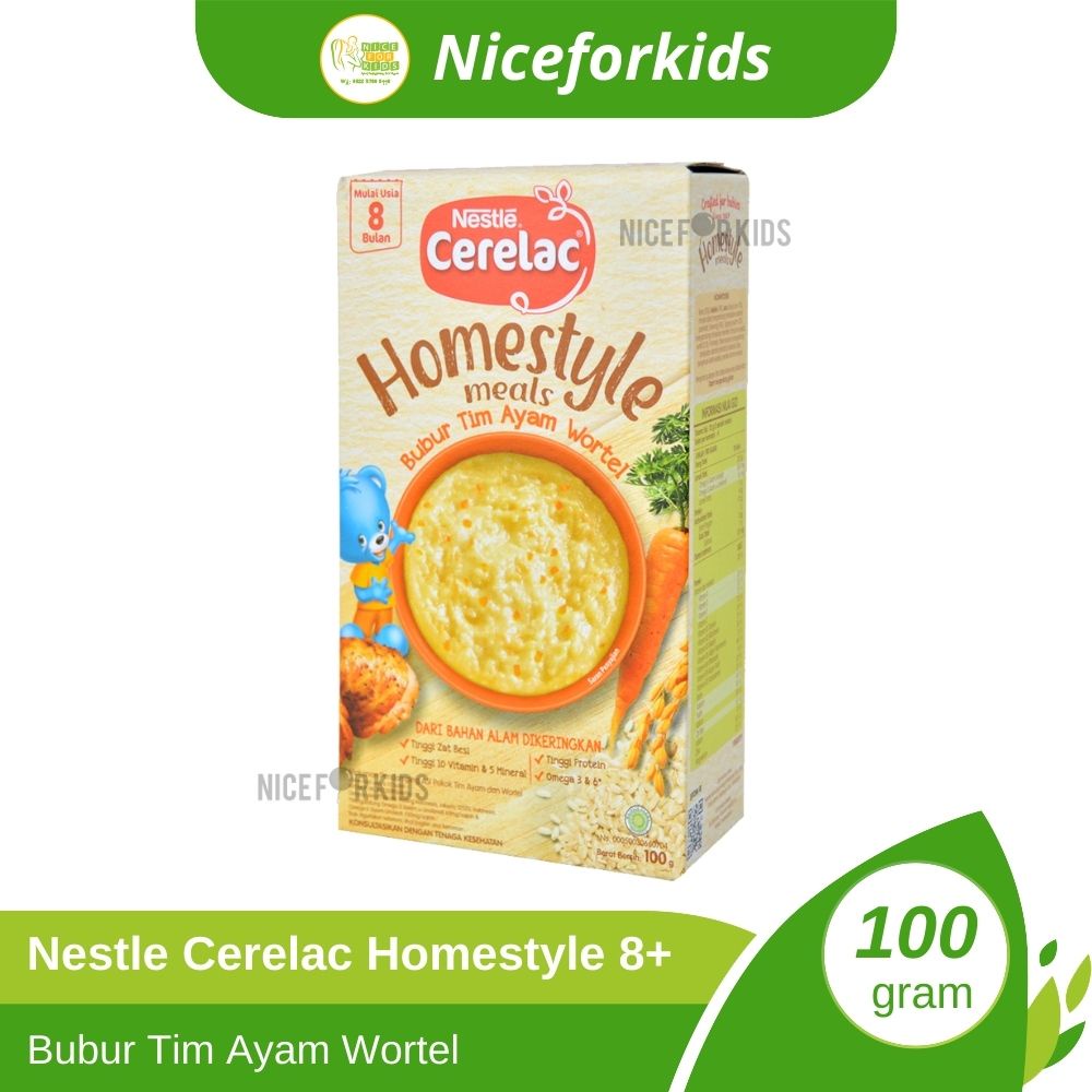 Nestle Cerelac Bubur Bayi Homestyle Meals / Bubur Tim Instan Mpasi