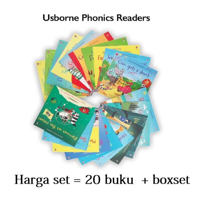 

Usborne Phonics Readers Boxset Buku Cerita Anak Bahasa Inggris