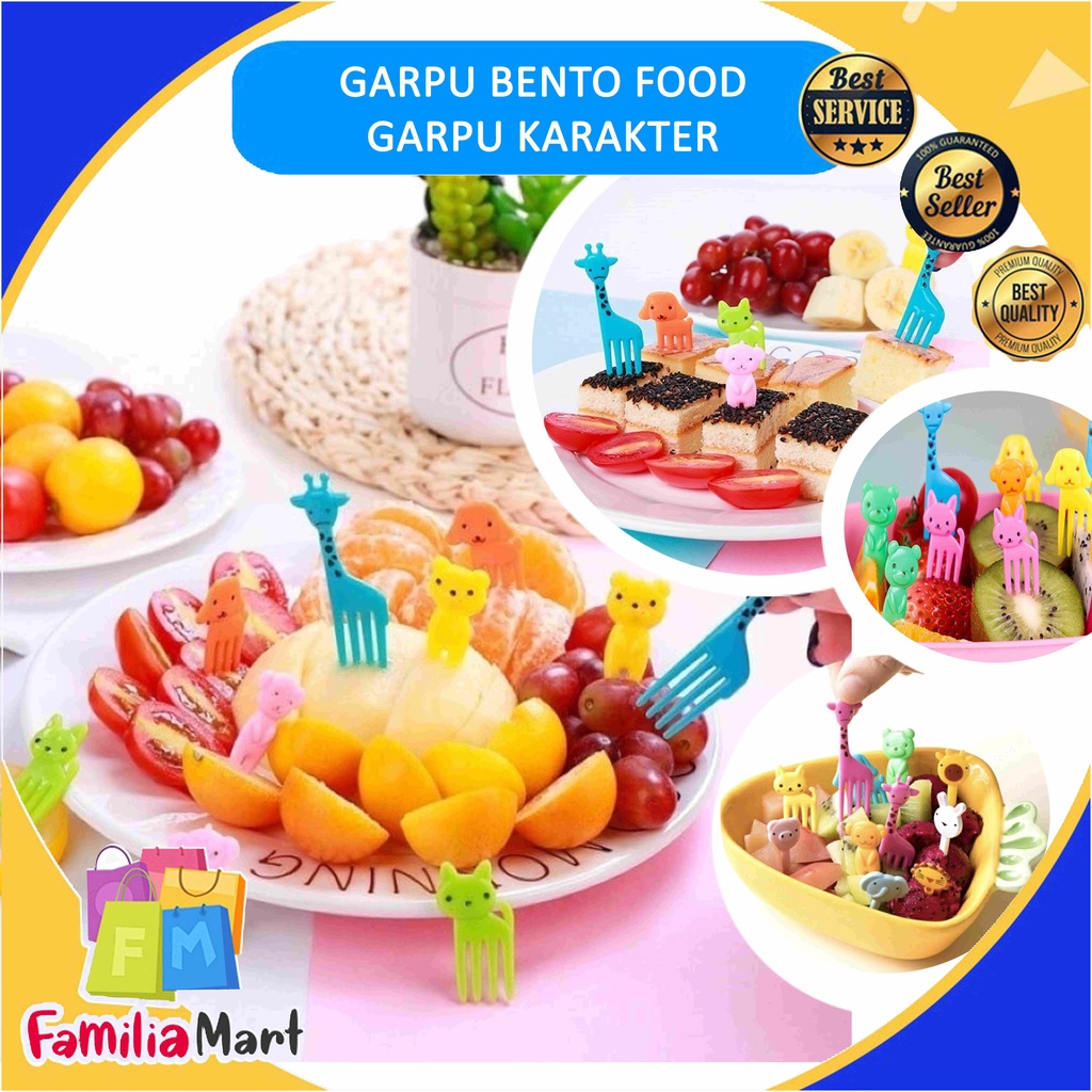 Garpu Bento Food Garpu Buah Garpu Karakter