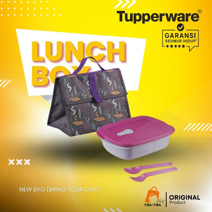 Kotak Bekal Tupperware BYO Lunch Box BPA Free + Tas Bekal
