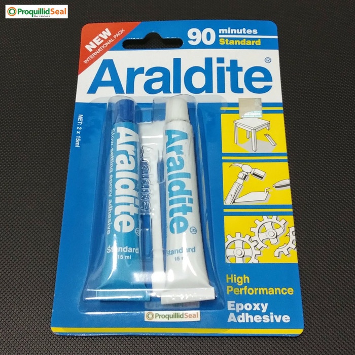

✨NEW✨ - LEM BESI ARALDIT ARALDITE BIRU EPOXY 90 MENIT RESIN+HARDENER ADHESIVE