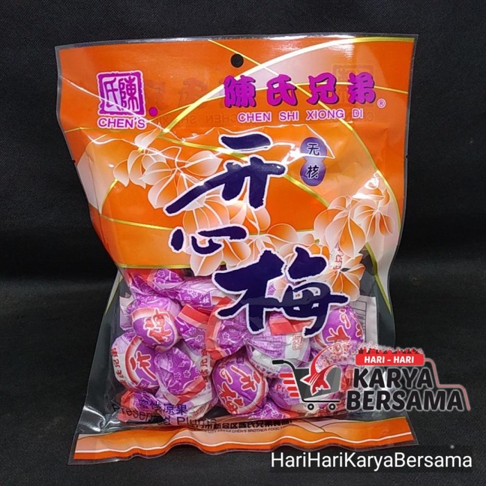 

:>:>:>:>] CHEN'S PRESERVED SEEDLEESS PLUM MANISAN BUAH PLUM TANPA BIJI 230GR