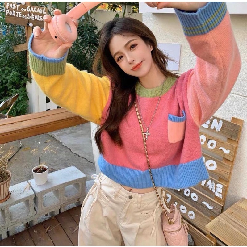 MILEA KNITE SWEATER WANITA KOREAN