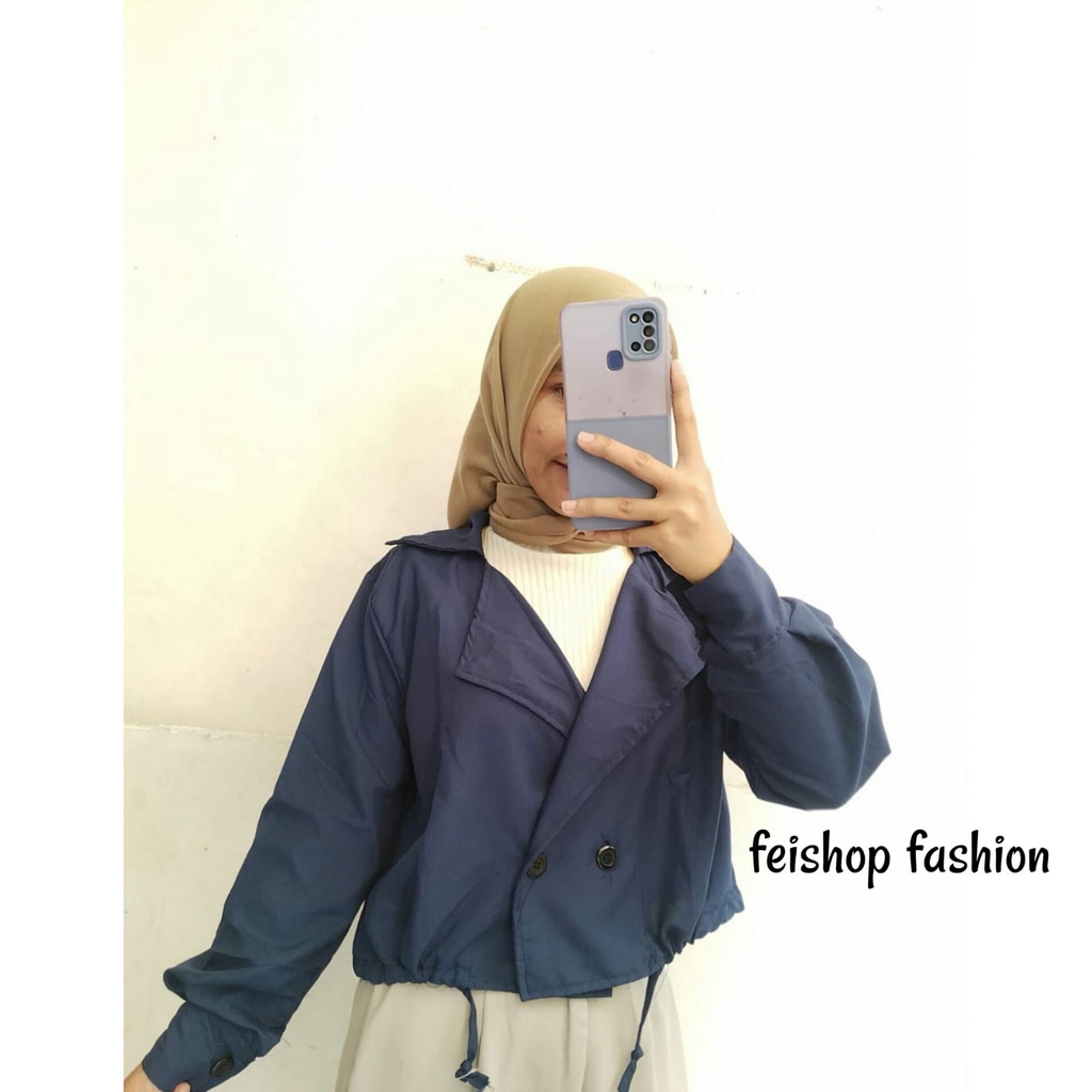 SALE ! ADARA Blazer Crop - Outer Blazer Wanita / Blazer Wanita Casual