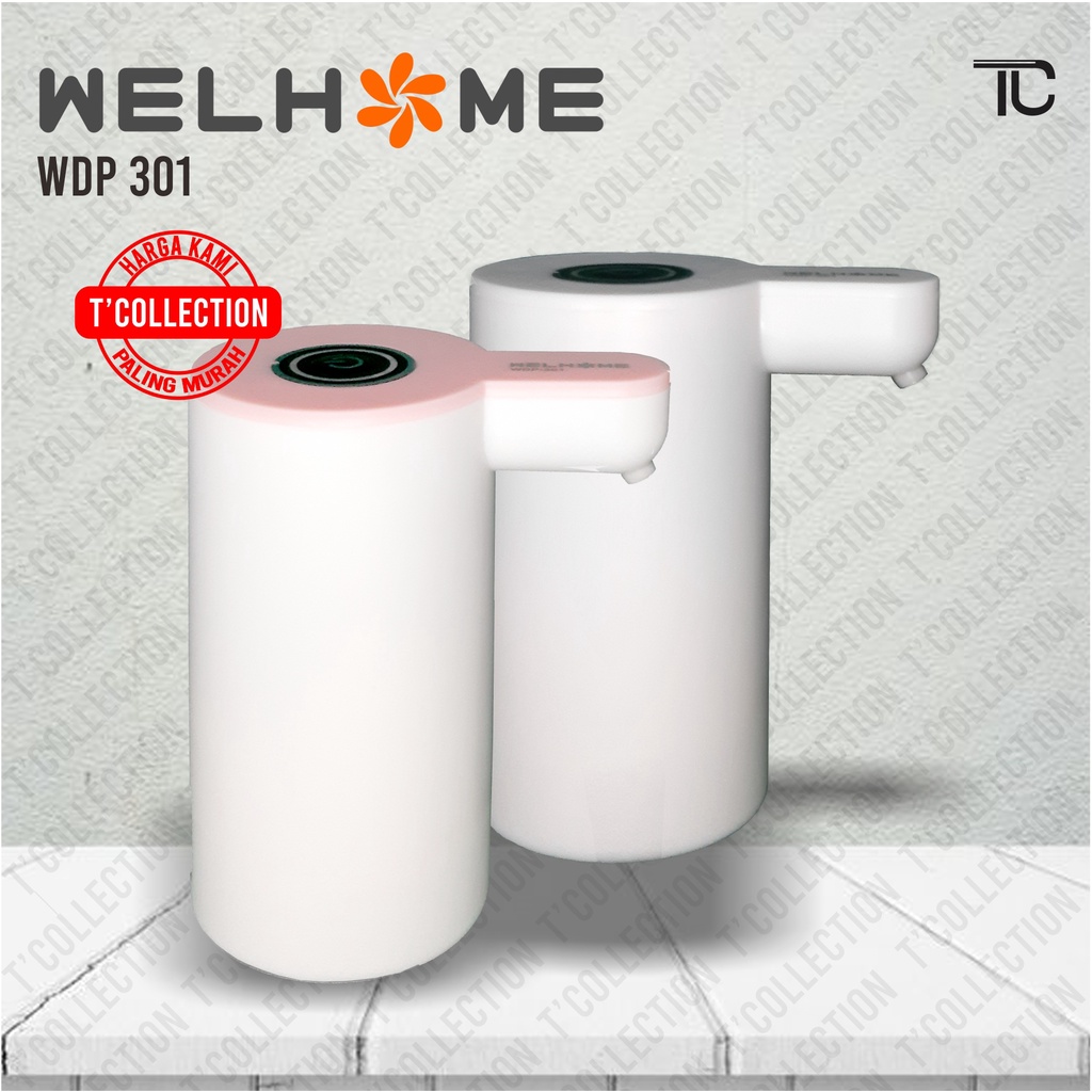 Pompa Galon Elektrik / Dispenser Pompa Air Galon Welhome 1200 Mah
