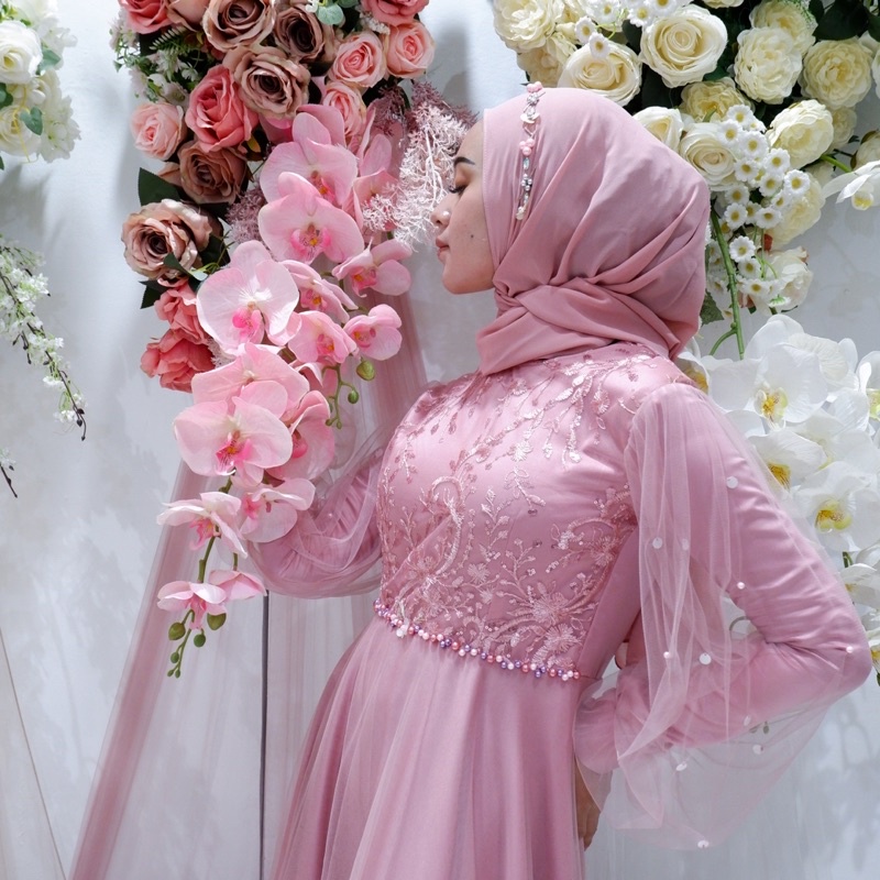 AZZANA dress / tulle polos - Open PO