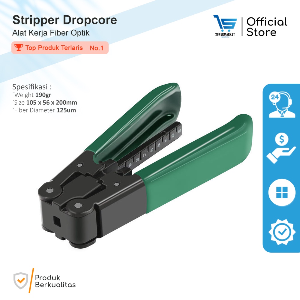 Stripper Dropcore Fiber Optik Ori No Brand STRIPPER FIBER OPTIC FTTH DROPCORE FIBER OPTIC