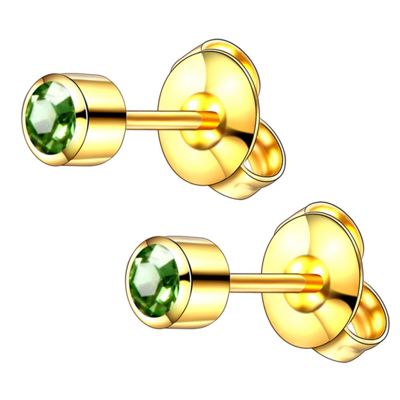 1pasang Wanita Gadis Berlian Imitasi Kristal Ear Stud Earrings Pesta Eelgant Earring Perhiasan Hadiah