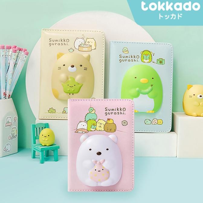 

TOKKADO Sumikko Gurashi Squishy Notebook Original Buku Agenda Lucu