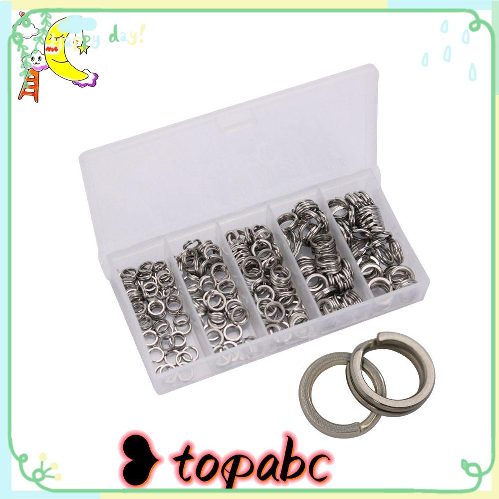 Top 200PCS Lot Konektor Ikan Tahan Lama Line Tackle Swivel Snap