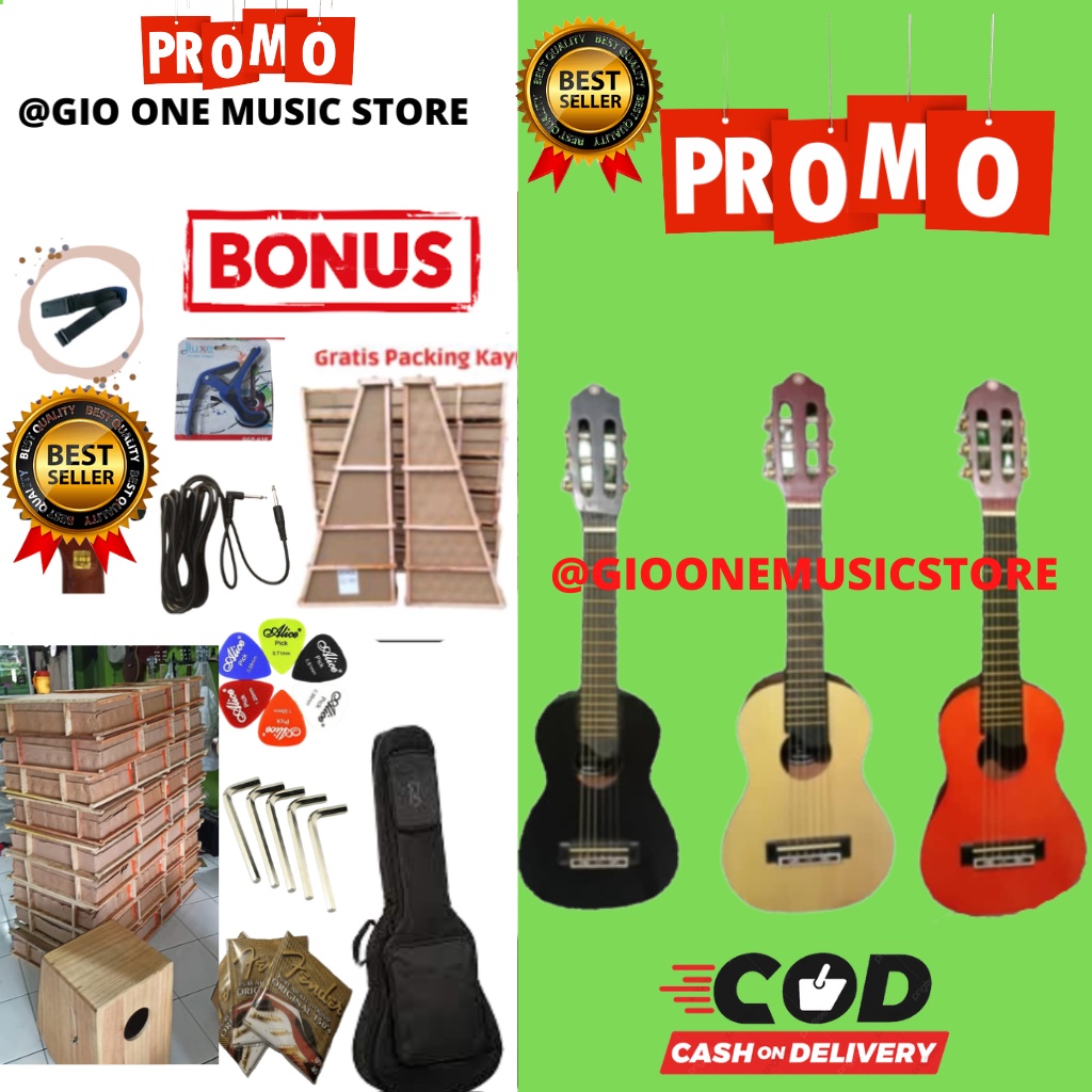 gitar akustik elektrik gitar lele gl 1 senar 6 / gitar miniI /gitar junior