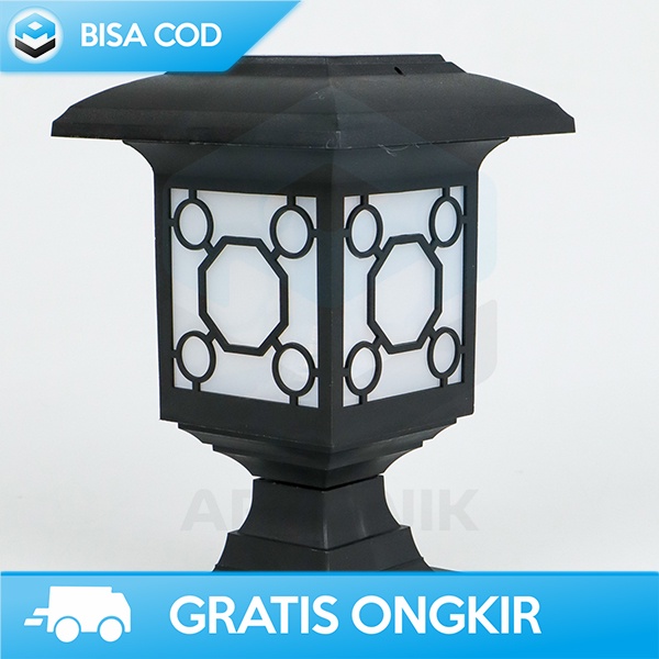 LAMPU TAMAN SOLAR PANEL LAMPU OUTDOOR LENTERA TANPA LISTRIK COOL LIGHT