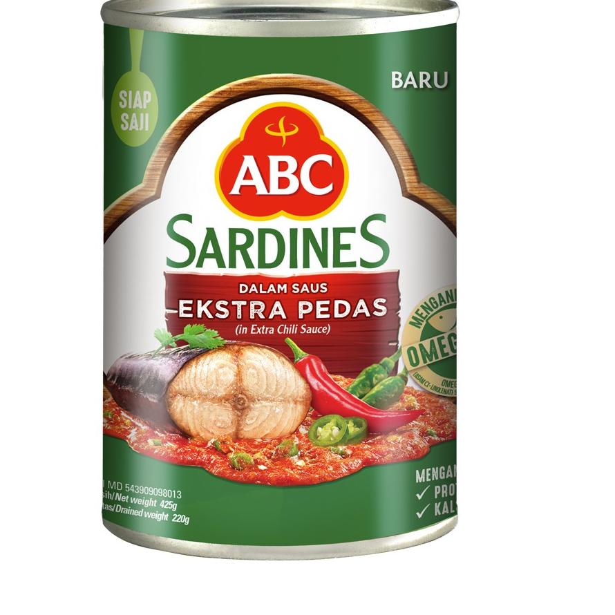 

Ready Stok ABC Sarden Saus Extra Pedas 425 g