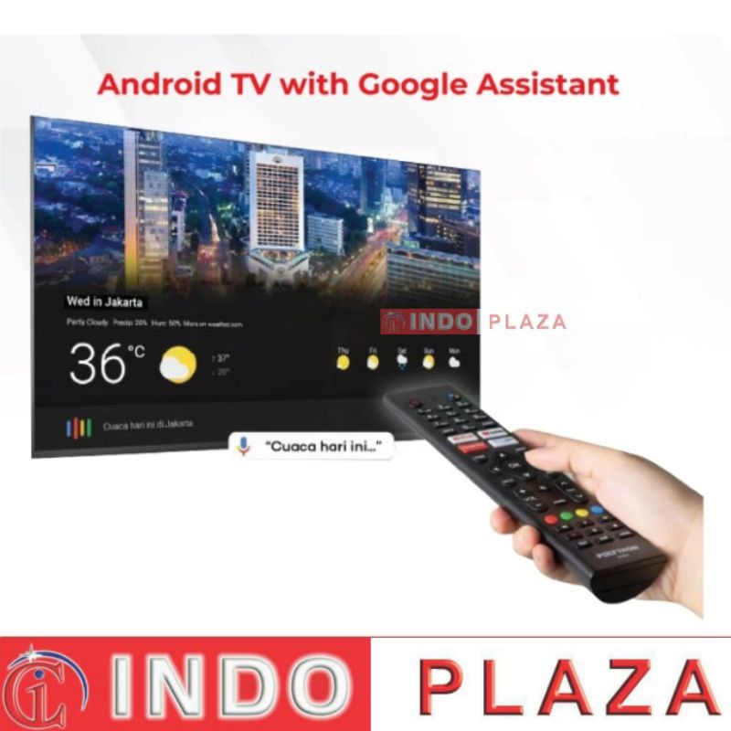 TV POLYTRON 43 INCH SMART ANDROID CINEMAX PLD-43TAG5959 / 9959 (LUAR MEDAN)