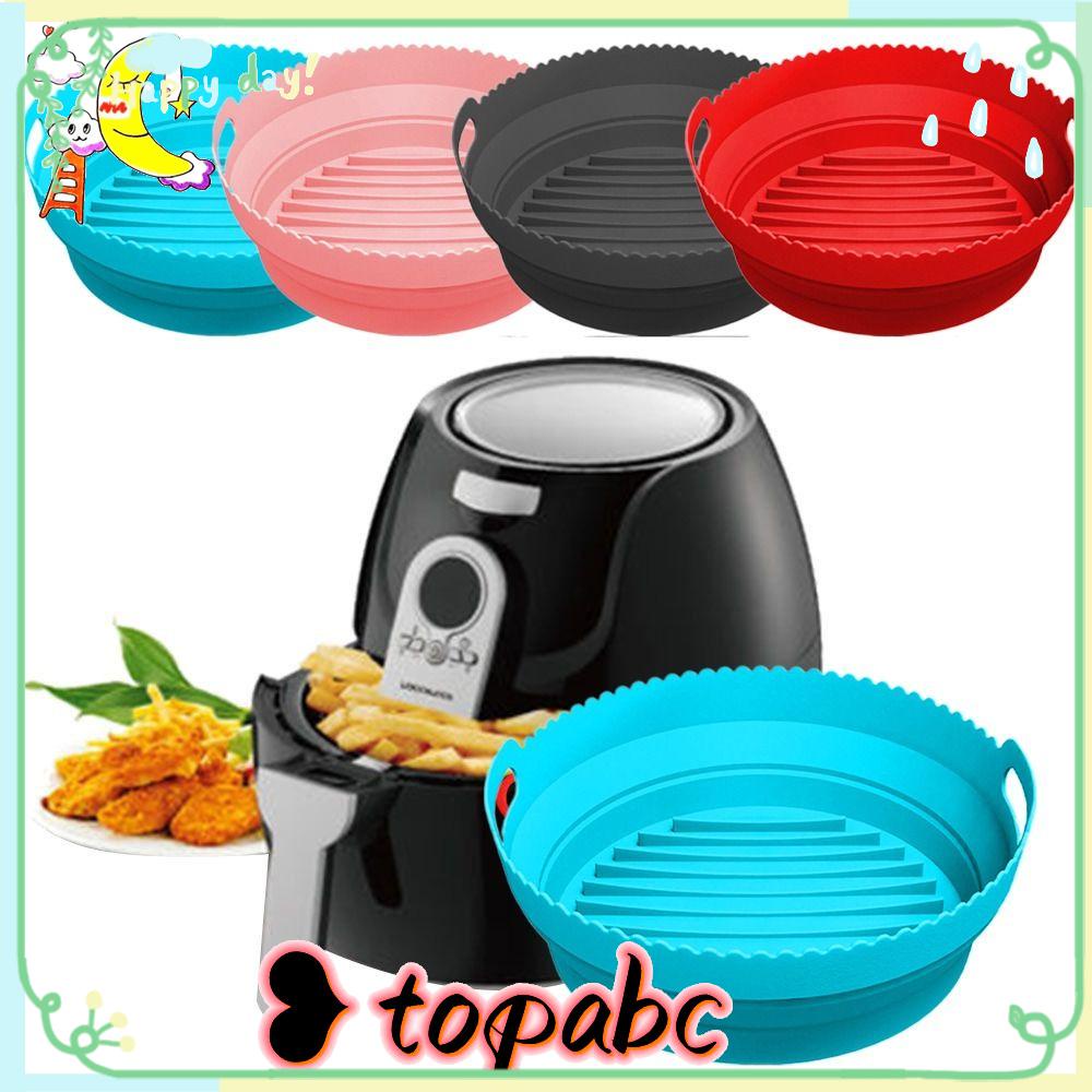 Top Foldable Round Silicone Pot Grill Pot Tray Masak Reusable AirFryer Aksesoris Baking Basket