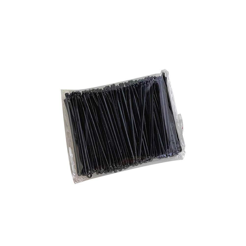 Rebuy 100pcs Hair Pin Flat Shaped Hair Salon Grips Alat Styling Rambut Tipe Gelombang Pin Rambut Tak Terlihat