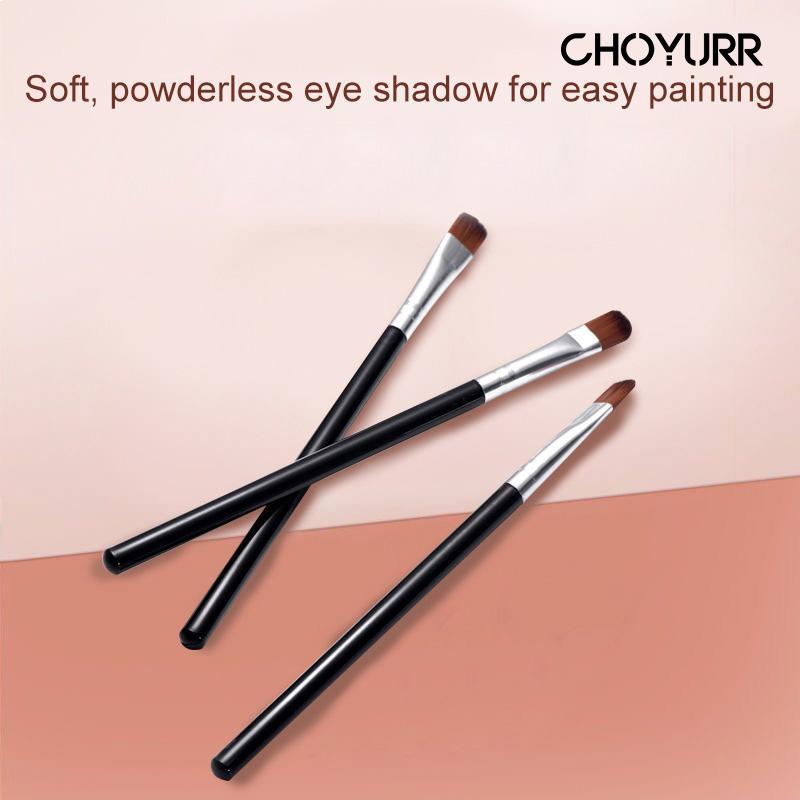 【COD】Eyeshadow Brushes Portable  Universal Eyeliner Berbaring Ulat Sutra Berbaring Kuas Rias Gagang Panjang Pegangan Baik Kuas Rias Pemula Lembut-CH