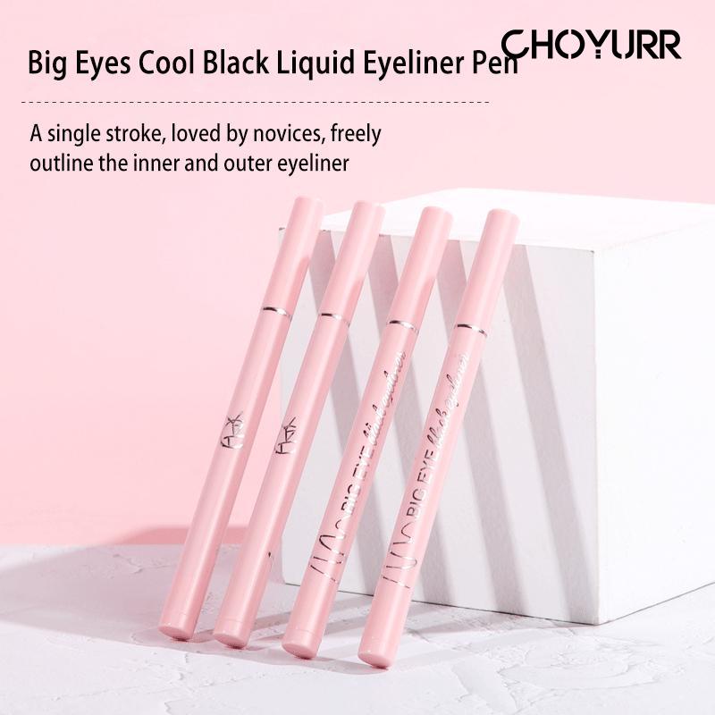 【COD】Eyeliner Pena Waterproof Pen Warna Hitam  Anti Air Tahan Lama Makeup Tidak Pusing Korea Import-CH