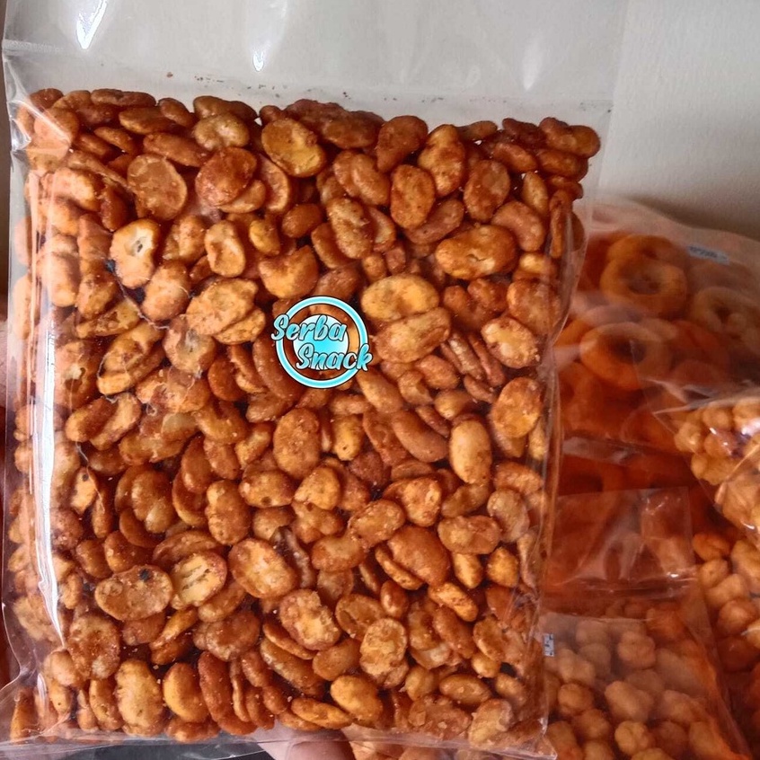 

Kacang Koro Pedas Asin 500gr MAKANAN RINGAN CEMILAN KACANG