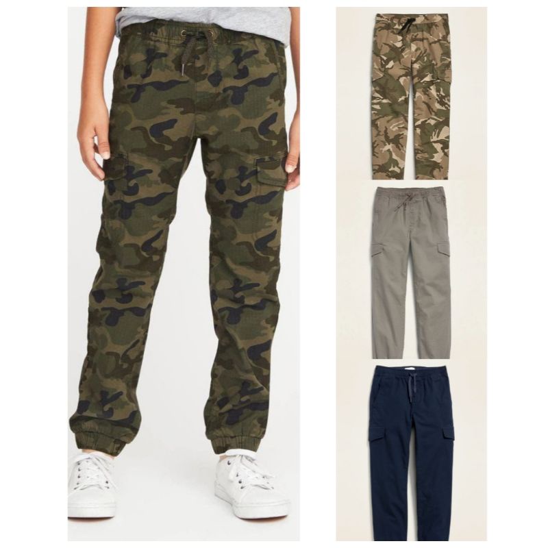 celana jogger cargo anak laki laki oldnvy