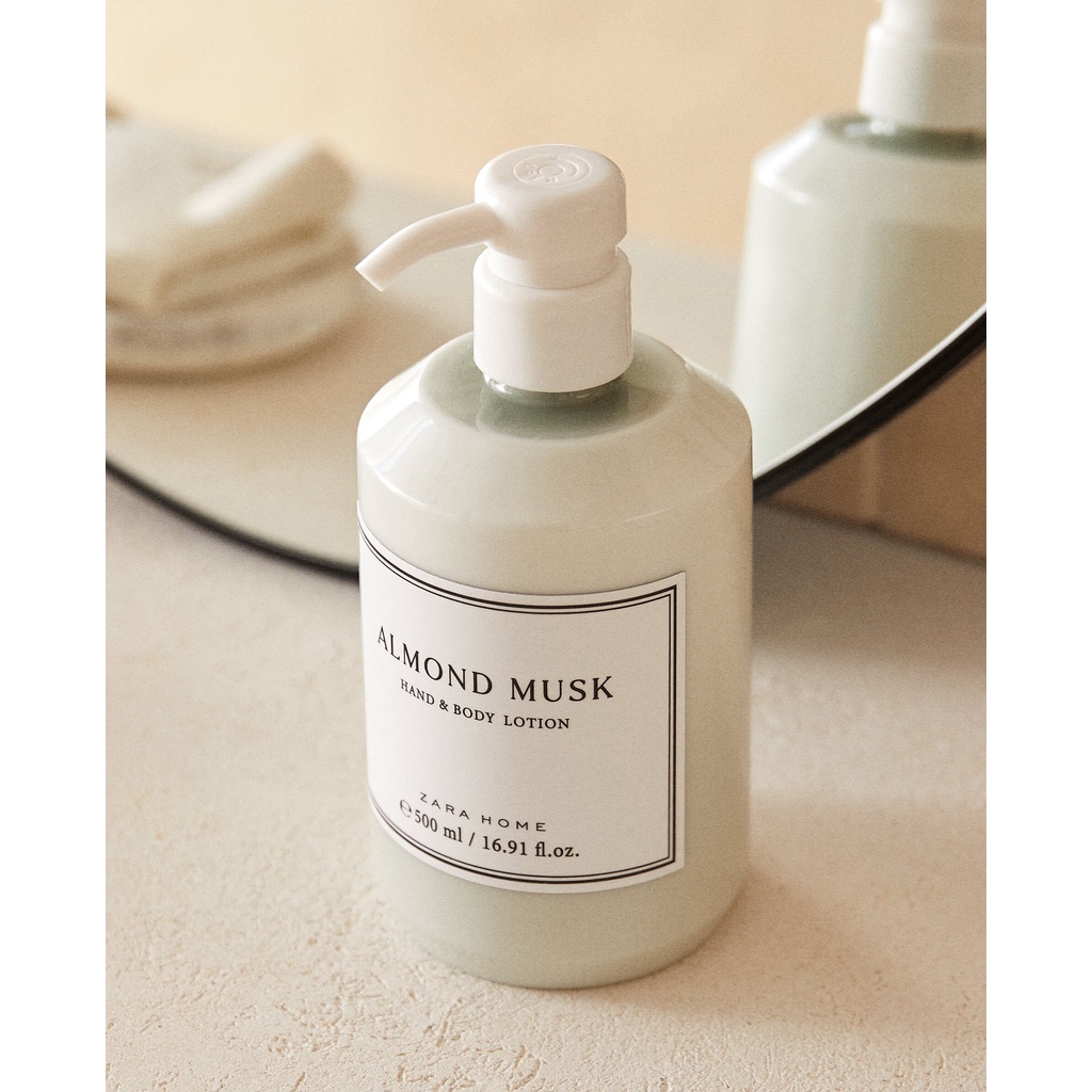 Hand and Body Lotion Zara Home varian Almond Musk uk 500ml