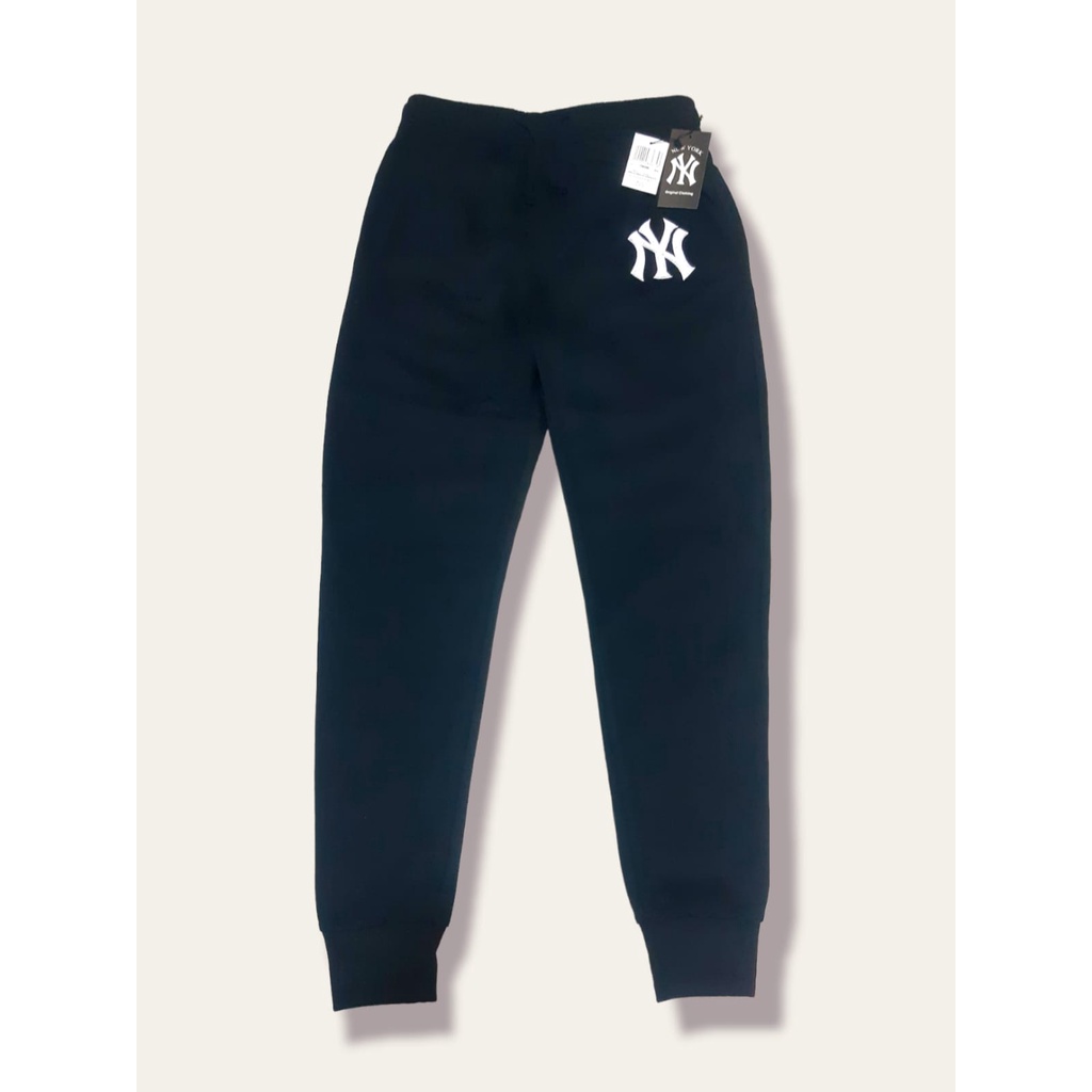 CELANA JOGGER N3W Y0RK PRIA ORIGINAL/ CELANA PANJANG N**Y PRIA BAHAN KATUN BABY TERRY - IMPORT