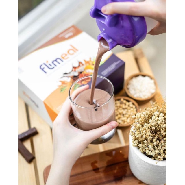

FLIMEAL MEAL REPLACEMENT 1 BOX ISI 12 SACHET VARIAN CHOCO VEGAN DAN CHOCO MILK ORIGINAL 100% TERMURAH