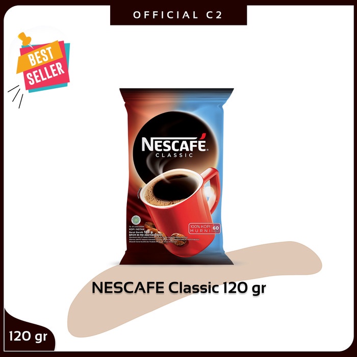 

Kopi-Bubuk- Nescafe Classic Vending Id 120Gr -Bubuk-Kopi