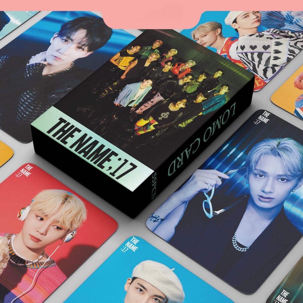 555pcs Seventeen The name:17 Album Lomo Card Kpop Photocards Postcards Series In Stock New Arrival LY